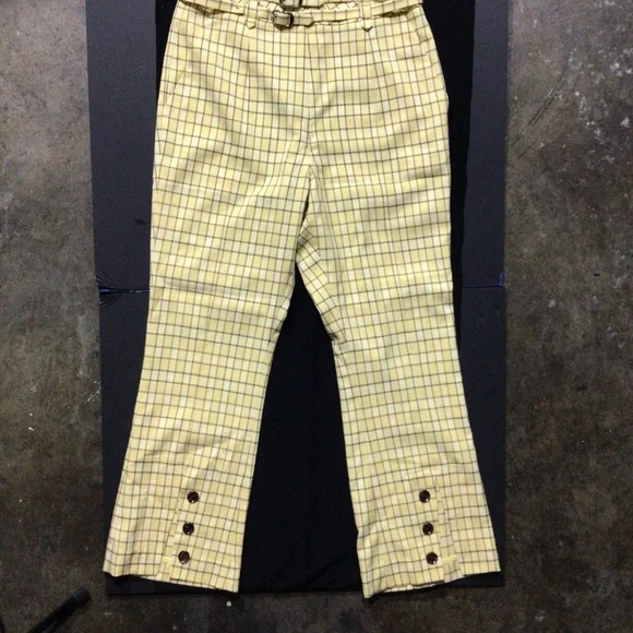 Petite Studio Yellow Size S Boot Cut & Flare - Picture 6 of 10